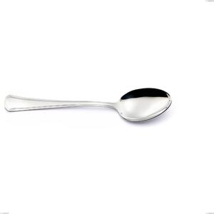 Cucchiaio da servizio Savoia Argento 8 micron, Acciaio inox Aisi 304 Finitura Argentata, spessore argento 8 micron, spessore posata 3 mm, lunghezza 225 mm