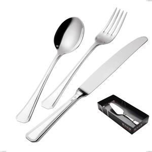 Confezione vetrina 1 pezzo pala torta Savoia Argentato 3 mm spessore argento 25 micron, Acciaio inox 18/10 (AISI304) Argento 25 micron, spessore 3 mm
