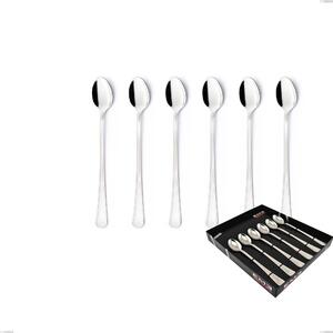 Confezione vetrina 6 pezzi cucchiaini bibita Savoia, Acciaio inox 18.10 (AISI304), spessore 2.5 mm