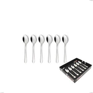 Confezione vetrina 6 pezzi moka Segno, Acciaio inox 18/10 (AISI304), spessore 1.8 mm