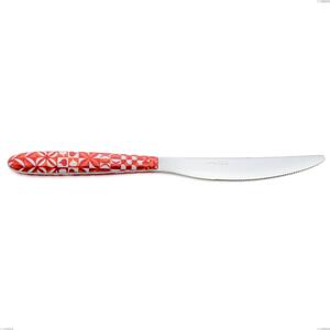 Coltello tavola vero circle, acciaio 18.0 nickel free, manicatura pbt sublimato acciaio lucido, lunghezza 22 mm
