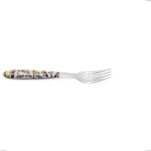 Forchetta tavola vero butterfly, acciaio 18.0 nickel free, manicatura pbt sublimato acciaio lucido, lunghezza 205.00 mm