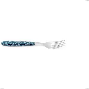 Forchetta tavola vero flowers, acciaio 18.0 nickel free, manicatura pbt sublimato acciaio lucido, lunghezza 205 mm