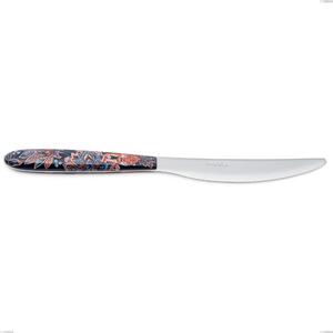 Coltello tavola vero pechino, acciaio 18.0, manicatura pbt sublimato acciaio lucido, lunghezza 220 mm