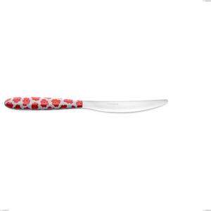 Coltello tavola Vero poppy, acciaio 18.0 nickel free, manicatura pbt sublimato acciaio lucido, lunghezza 225 mm