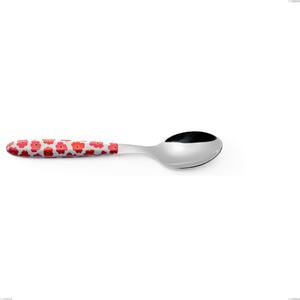 Cucchiaio da tavola, minestra Vero poppy, acciaio 18.0 nickel free, manicatura pbt sublimato acciaio lucido, lunghezza 205 mm