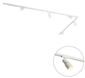 Sistema di illuminazione a binario moderno con 5 faretti bianco 1-Fase - Iconic Kohua