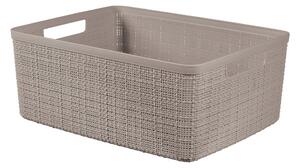 Cesto contenitivo in plastica 36x28x15 cm Jute M – Curver
