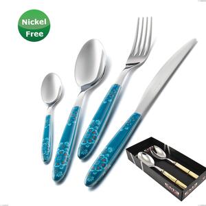 Confezione vetrina 2 pezzi insalata Vero Trinacria Verde 31, inox 18/0