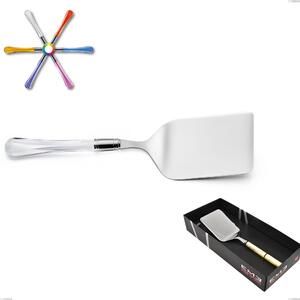 Confezione vetrina 1 pezzo pala lasagne Zaffiro, (acciaio 18.10 aisi304), manico in metacrilato