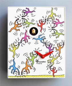 Orologio da Parete, D'Apres HARING 16,5x10xh20 cm cassa in MDF laccato colore BLU