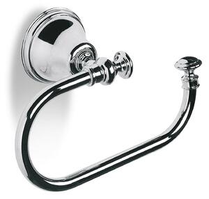 Portarotolo Anello per carta igienica LIBERTY 20,5x9,0xh13,0 cm in acciaio inox lucido