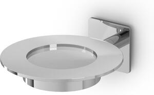 Portasapone sospeso in acciaio Oslo Square 11x13,5xh4,6 cm stile minimale alluminio verniciato a polvere