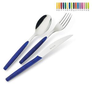 Set Posate colorate 4 pezzi un posto tavola DREAM 1 Coltello 1 Forchetta 1 Cucchiaio 1 Cucchiaino caffe in acciaio 18/0 (AISI430) Nichel Free