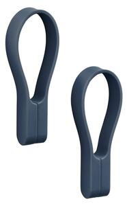 Gancio per asciugamani blu in silicone 2 pz Loop – Zone