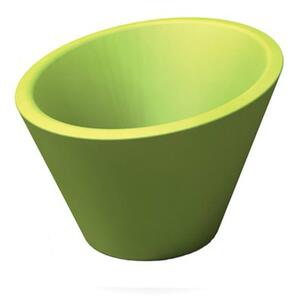 Portavaso Dorico per esternointerno in polietilene Kiwi 680xh370xh500