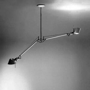 ARTEMIDE TOLOMEO SOSPENSIONE 2 BRACCI ALLUMINIO