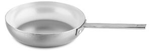 Padella 1 Manico ATTIVA Peltro due manici diametro cm 26- 3,0 Lt per induzione in acciaio 18.10 Finitura alluminio