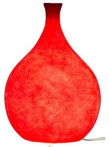 Lampada Da tavolo Luce Liquida 2 in nebulite � 23xh35 cm colore Rosso