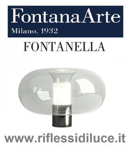 Fontana Arte fontanella grande base nera