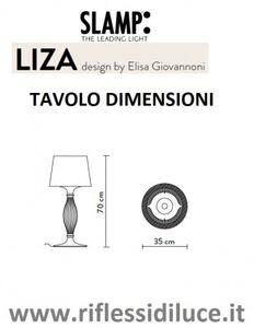 Slamp liza tavolo prisma