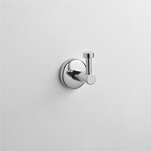 Appendino singolo 5,5x6,5xh8 cm inox lucido fissaggio con viti e stop