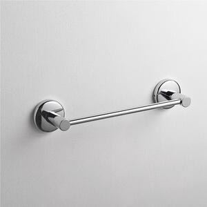Maniglione Porta asciugamano da BAGNO Idra 30x6,5xh5,5 cm in finitura cromo lucido fissaggio a viti bagno galvanico di oltre 22 micron inalterabile nel tempo