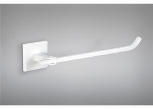 Porta asciugamani da bidet fissaggio adesivo Forte 3 M, Plano 27x6,5xh5,5 cm in finitura cromo lucido bagno galvanico di oltre 22 micron inalterabile nel tempo