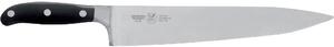 Coltello Trinciante da cuoco lama forgiata i strumento base in cucina per tagliare, n acciaio W.Nr.1.4116 cm 31 , Forgiato manico nero , Manico in Resina Acetalica e rivetti inox