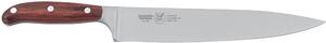 Coltello Trinciante lama forgiata i strumento base in cucina per tagliare, n acciaio W.Nr.1.4116 cm 24, manico legno di Frassino , Manico in essenza legno di Frassino