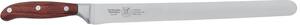 Coltello Salumi Forgiato cm 32, in acciaio W.Nr.1.4116 nella cucina professionale per il taglio manuale dei salumi ma anche nella preparazione di dolci, colore manico Mogano