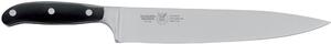 Coltello Trinciante lama forgiata i strumento base in cucina per tagliare, n acciaio W.Nr.1.4116 cm 24, Forgiato manico nero , Manico in Resina Acetalica e rivetti inox