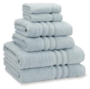 Set di asciugamani per viso e corpo tipo terry azzurri in cotone 6 pz Zero Twist – Catherine Lansfield