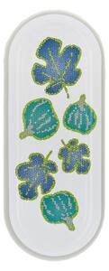 Vassoio Rettangolare Sushi ,Sandwich, Caff� FICUS Touch-Mel in melamina 38x15,5xh 2 cm certificato per l'uso alimentare