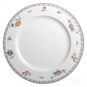 Piatto dessert in Porcellana con Falda rinforzata rotondo REX FLOWER 19 cm 6 pezzi lavabile in lavastoviglie