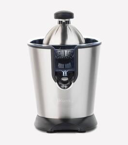 Spremiagrumi Elettrico con braccio in acciaio inox 15,5x20,5xh 29 cm sistema anti goccia silenzioso e potente 160 W inox lucido