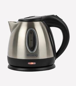 Bollitore elettrico 1,2 Lt corpo acciaio inox 20x15.99xh 16 cm - peso 0,60 kg 1630 W spegnimento automatico indicatore dell'acqua con segnale luminoso inox lucido