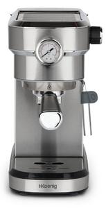 Macchina per caff� espresso in acciaio inox retro 33,3x16,3xh30,2 cm- peso 4,4 kg 15 bar 1,5 le 1350 W filtro singolo o doppio