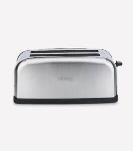 Tostapane a 2 o 4 fette 6 livelli di cottura 44.99x21.49xh 20.49 cm - Peso 1,89 kg grande apertura , vaschetta raccogli briciole , 850 W Acciaio inox