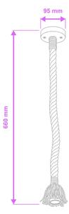Brilagi - Lampadario a sospensione con filo KOS 1xE27/60W/230V faggio