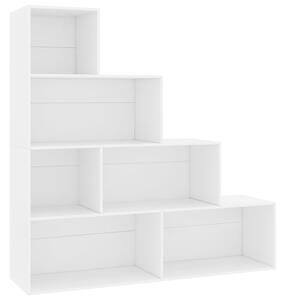 Libreria/Divisorio Bianco 155x24x160 cm in Legno Multistrato