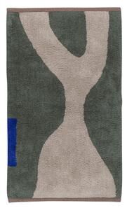 Tappeto in cotone lavabile verde scuro 50x80 cm Figura - Mette Ditmer Denmark
