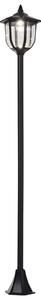 Outsunny Lampione da Esterni con 6 Luci Led e Pannelli Solari Impermeabile Accensione Automatica Durata 6-8 Ore Altezza 177cm|Aosom
