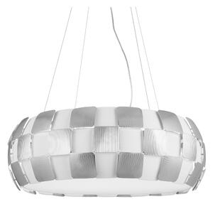 Lampada a sospensione a LED BEACON in Acciaio e policarbonato 56x56xh filo 120 cm - 40 W- 3050 Lumen Colore bianco