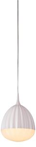 Lampada a sospensione, Plafoniera a LED LOTUS in acciaio e policarbonato 24x24xh18 cm - filo 120 12 W- 1600 Lumen , colore bianco