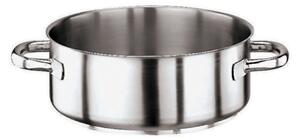 Casseruola Bassa 2 Maniglie 16xh 6,5 cm - Lt 1,3 - peso 0,67 kg Serie 1000 Inox fondo termodiffusore sandwich a tre strati (inox-alluminio-inox)