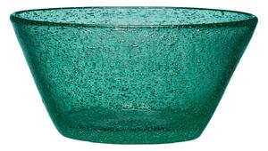 Coppette macedonia in vetro soffiato 6 Pezzi Dimensioni � 9 x h 10 cm lavabile in lavastoviglie, adatta al microonde colore ottanio