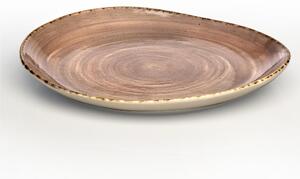 Piatto piano Multiuso in GRES Alta Cucina28x20 cm lavabile in lavastoviglie, adatto al microonde colore Grigio Cumino
