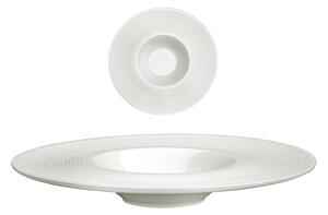 Piatto piano PASTA BOWL in porcellana alluminica al 30 % MIAMI 28 cm lavabile in lavastoviglie, ideale per la ristorazione anti sbeccatura