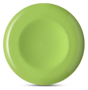 Piatti Frutta set pezzi 6 posti tavola in porcellana con decoro Sottosmalto Collezione Mitika lavabile in lavastoviglie Verde Ortisei